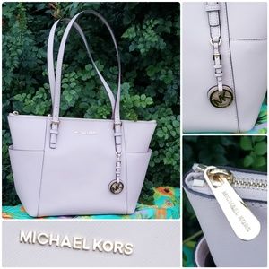 Michael Kors Jet Set Saffiano tote bag like new👍